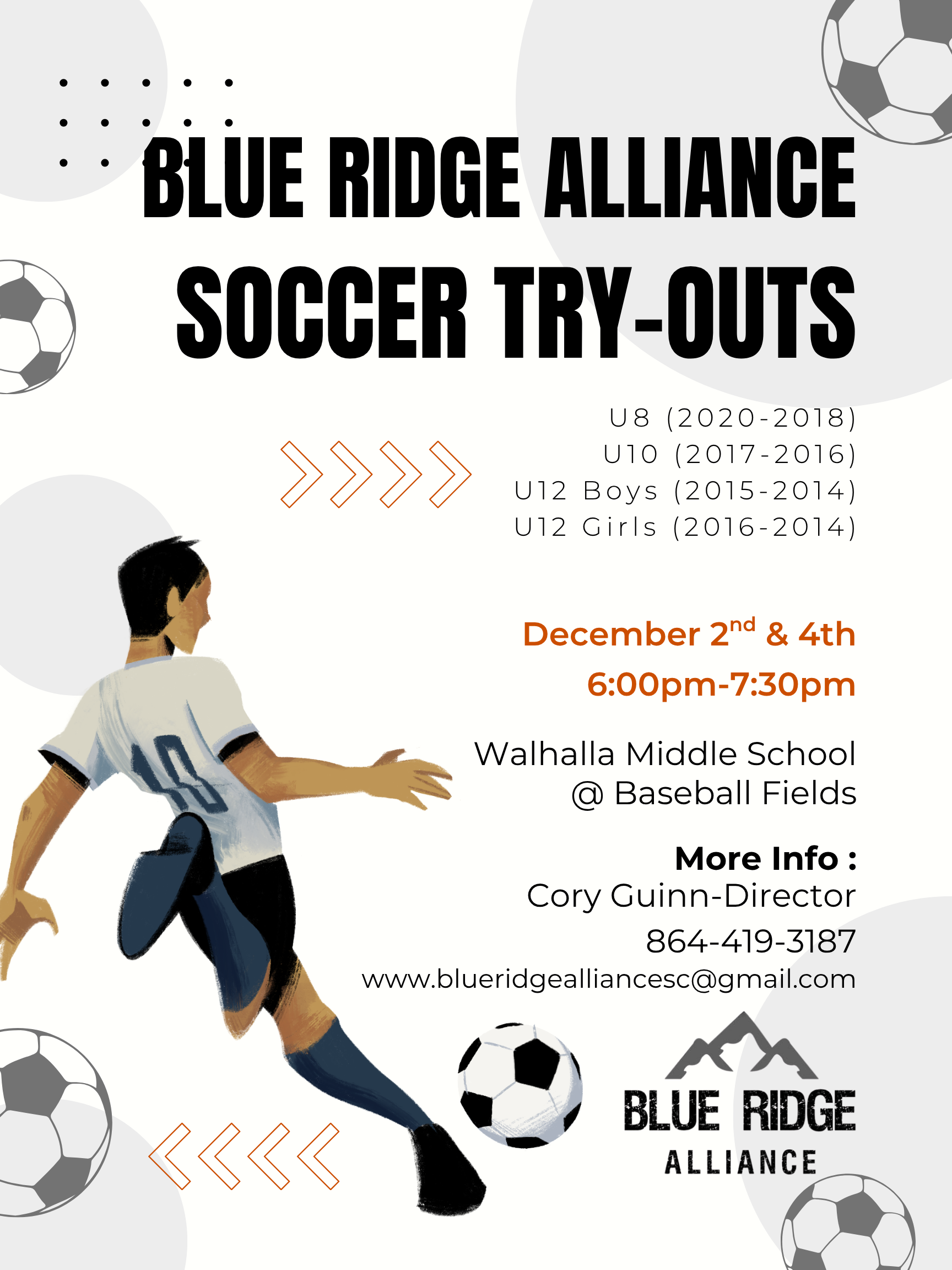 Blue Ridge Alliance Soccer Try Outs