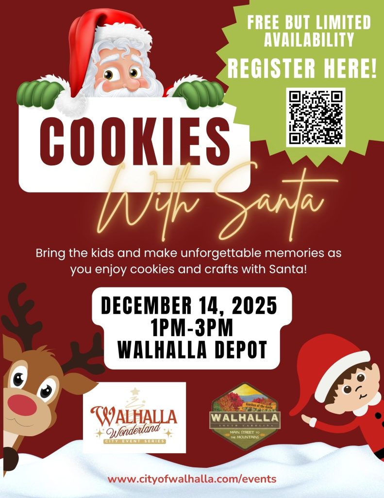 Cookies with Santa flyer